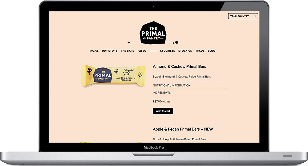 Primal Pantry - Bespoke Ecommerce WordPress Build