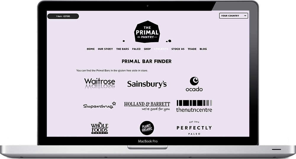 Primal Pantry - Bespoke Ecommerce WordPress Build